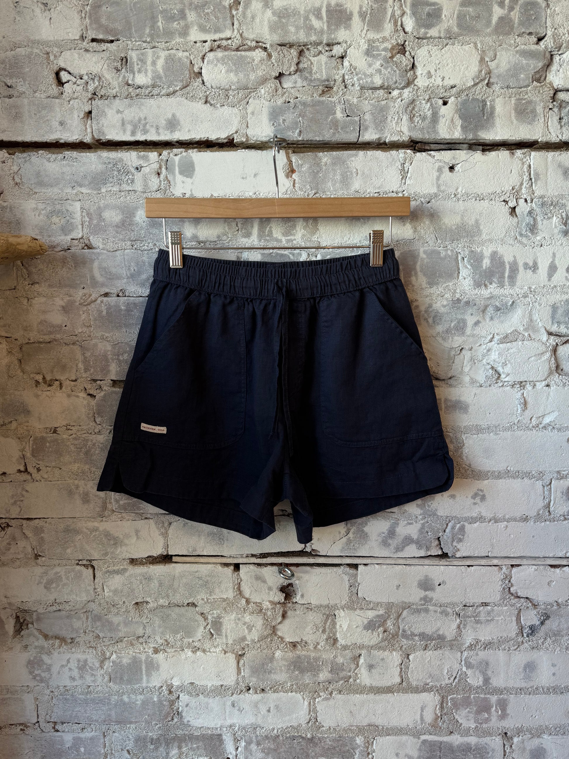 Women's Safari Linen Short - Faded Navy - DUNE + SALT