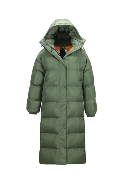 06 Long Puffer - Military/Orange - DUNE + SALT