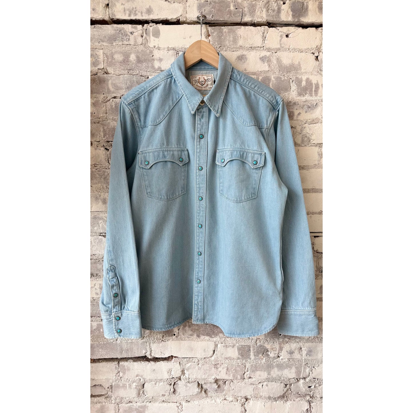 Modern Western 11oz Bleached Denim Shirt - DUNE + SALT