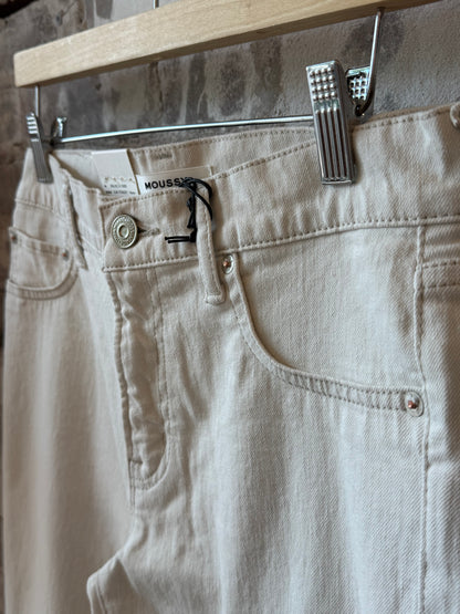 Keane Slim Straight Jean - White - DUNE + SALT