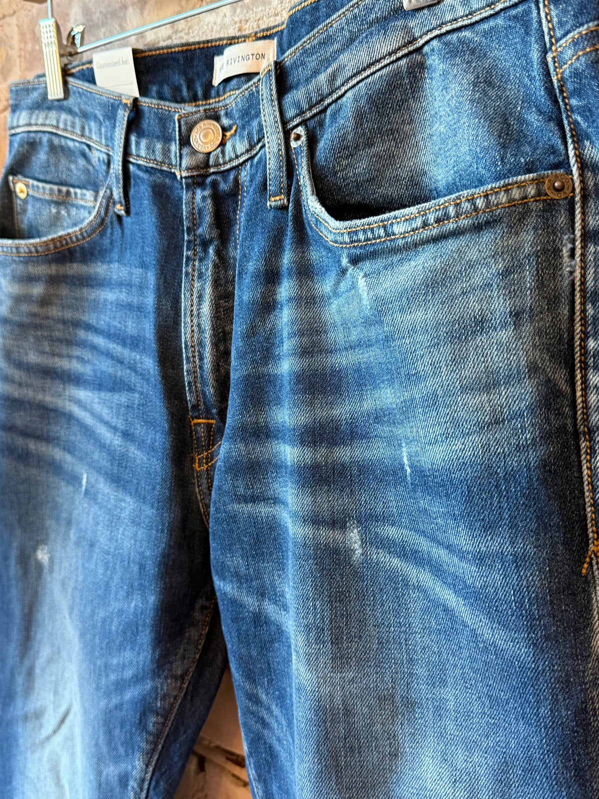 Ace Rivington Harlan Straight Comfort 12oz Jeans - Easy Rider Cadet Blue