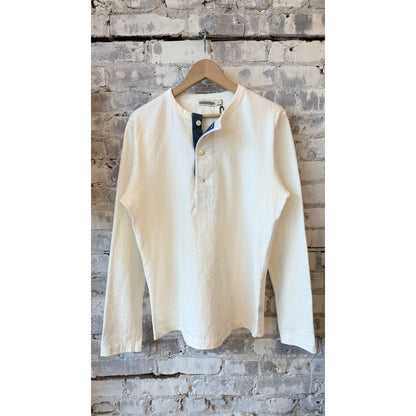 13 Ounce L/S Henley - White - DUNE + SALT