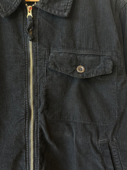 Hartford Men's Danny Woven Jacket in charcoal, showing a stylish woven fabric design with a classic collar and front button closure.