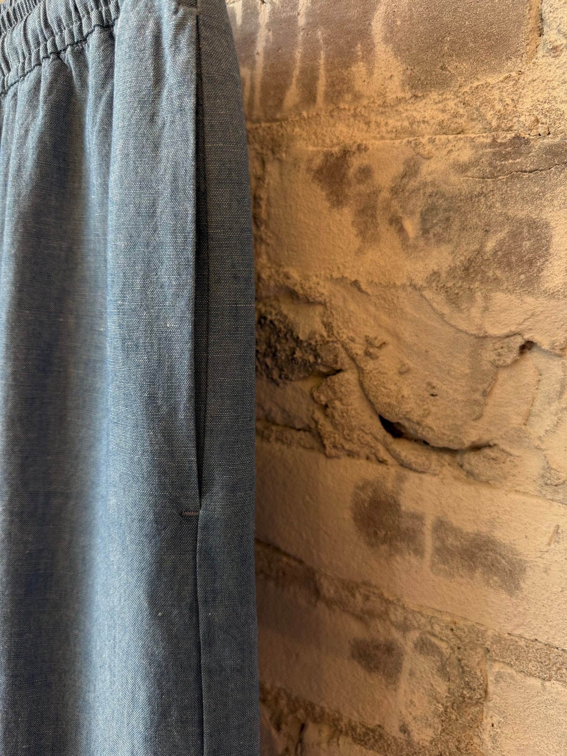 Hartford Women's Pulam Woven Pant - Medium Blue Dark Slate Gray