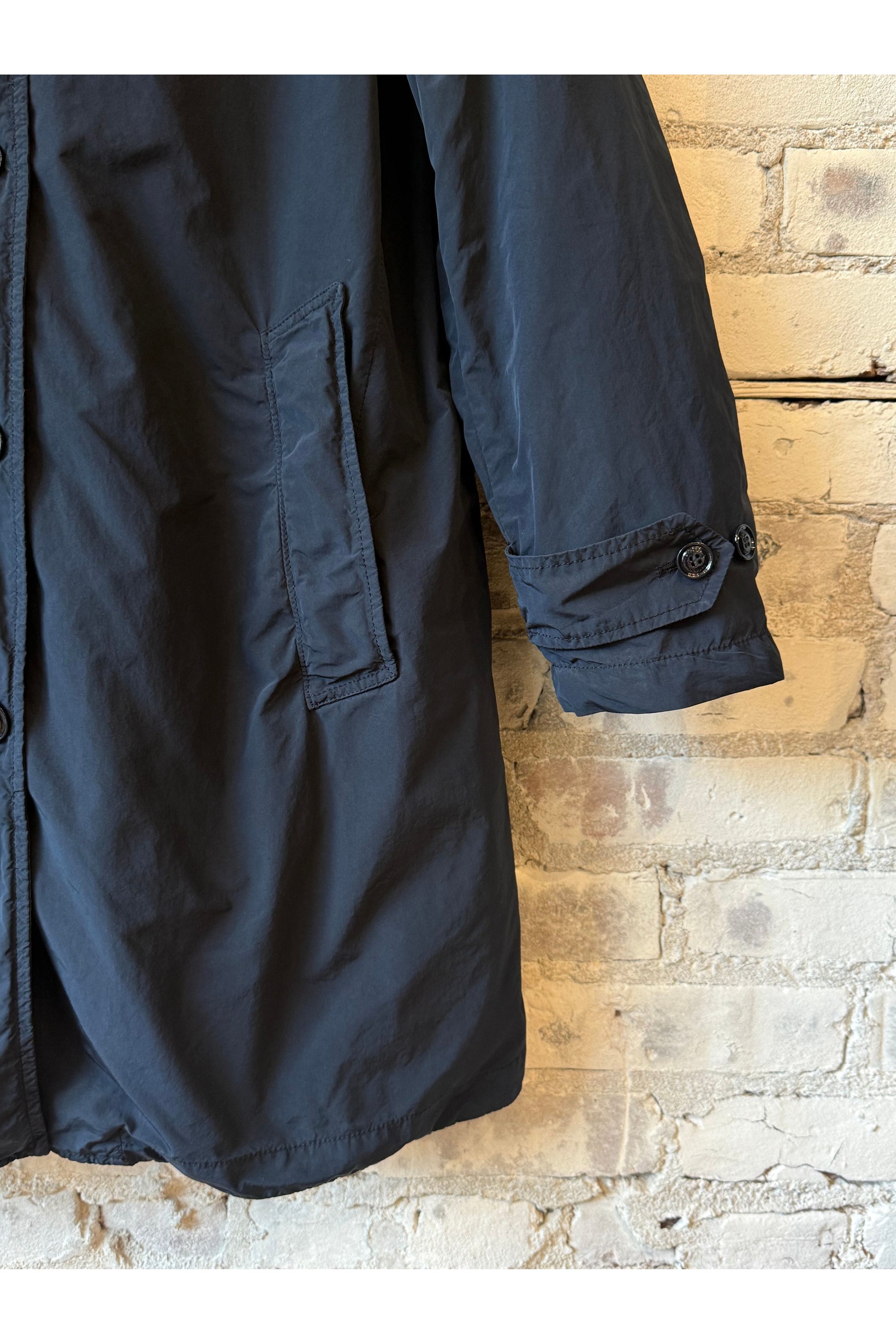 Women's 2-in-1 Garment Dyed Car Coat - Navy - DUNE + SALT