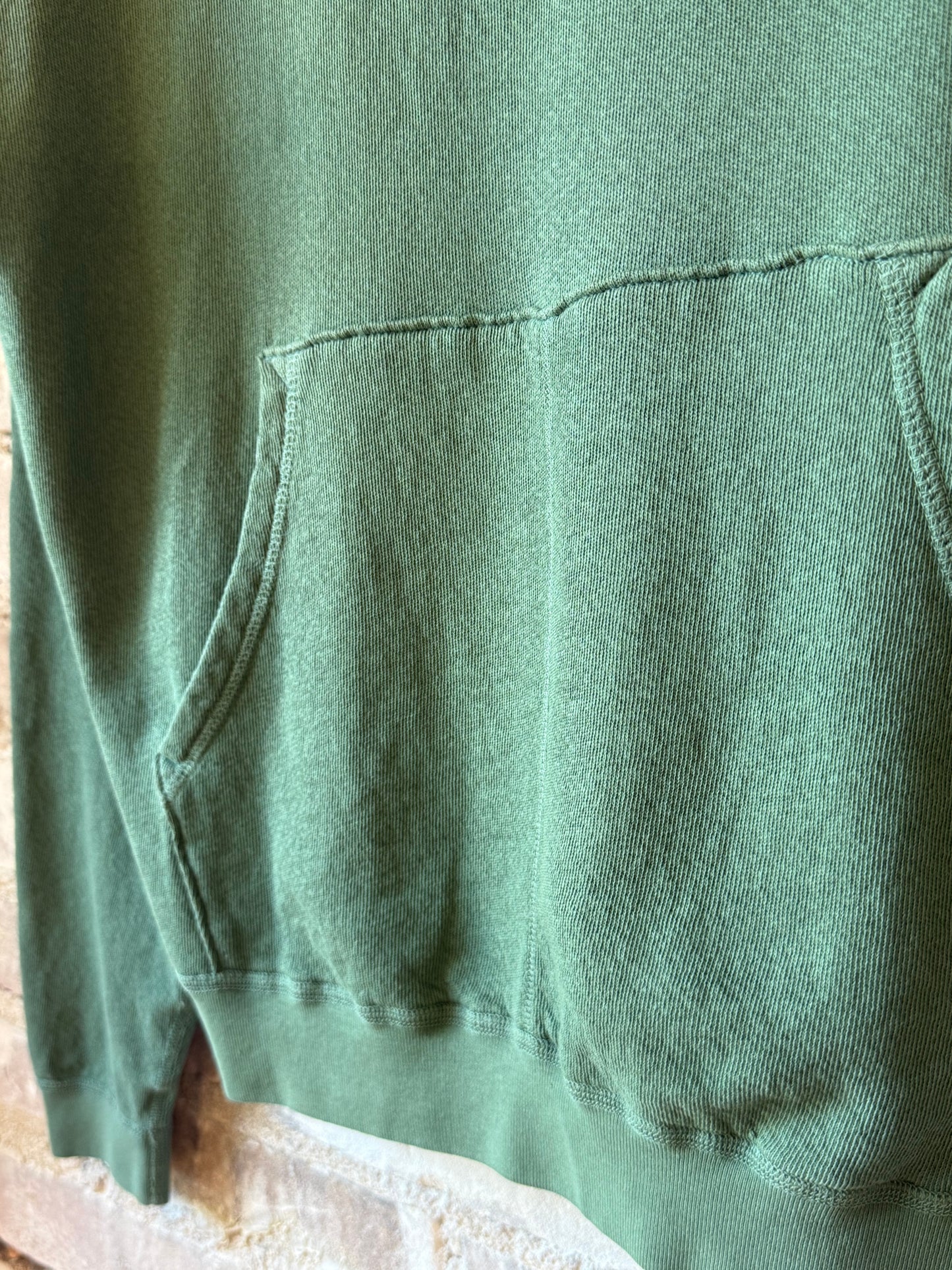 Women's BASICGOODNESS LT Terry Fluff Hoodie by Freecity, featuring soft terry fabric and a relaxed fit, shown in a neutral color.