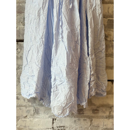 Washed Cotton Crinkle Dress – Light Blue - DUNE + SALT
