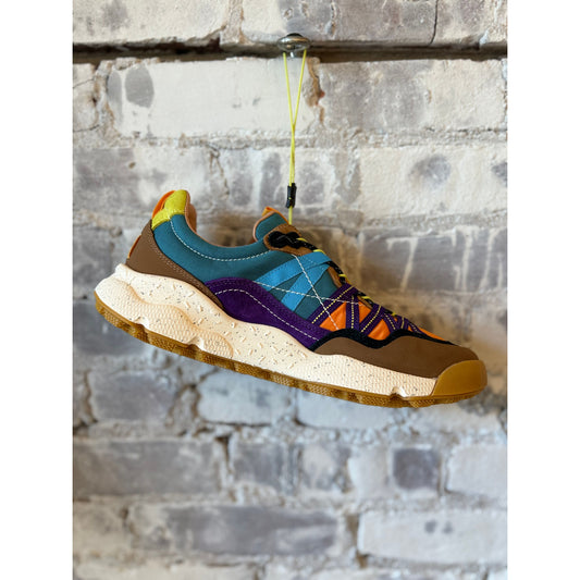 Flower Mountain Iwano 2 Waterproof Sneaker – Brown/Orange/Violet Light Gray