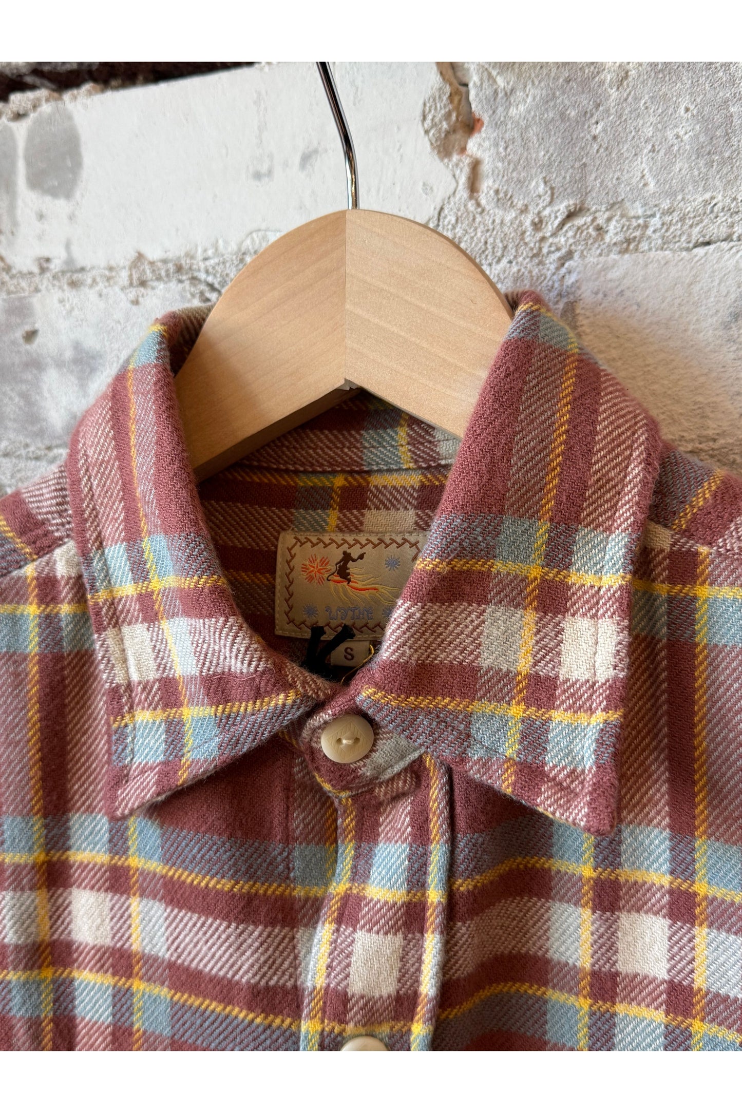 Washed Flannel Workshirt - Autumn Rust - DUNE + SALT