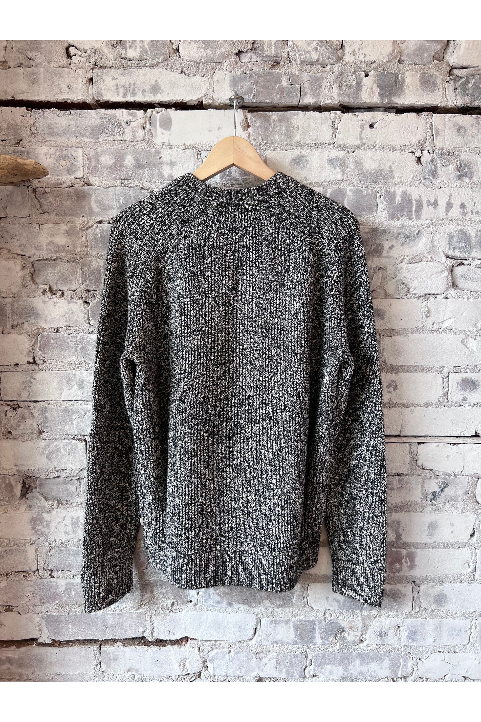 Jacobo Boucle Yarn Sweater - Black - DUNE + SALT