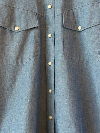 Cameron Woven Shirt - Medium Blue