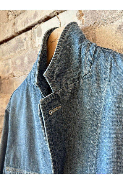 11 oz CO/LI Denim Coverall Jacket - Blue - DUNE + SALT