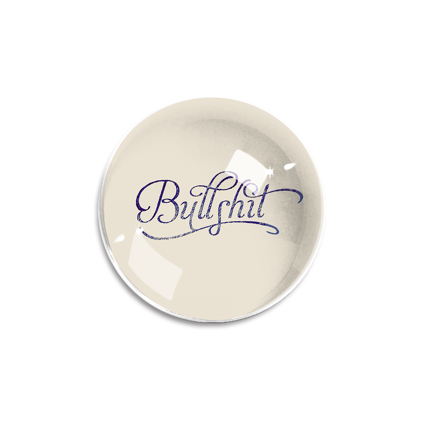 Bullshit Crystal Dome Paperweight - DUNE + SALT