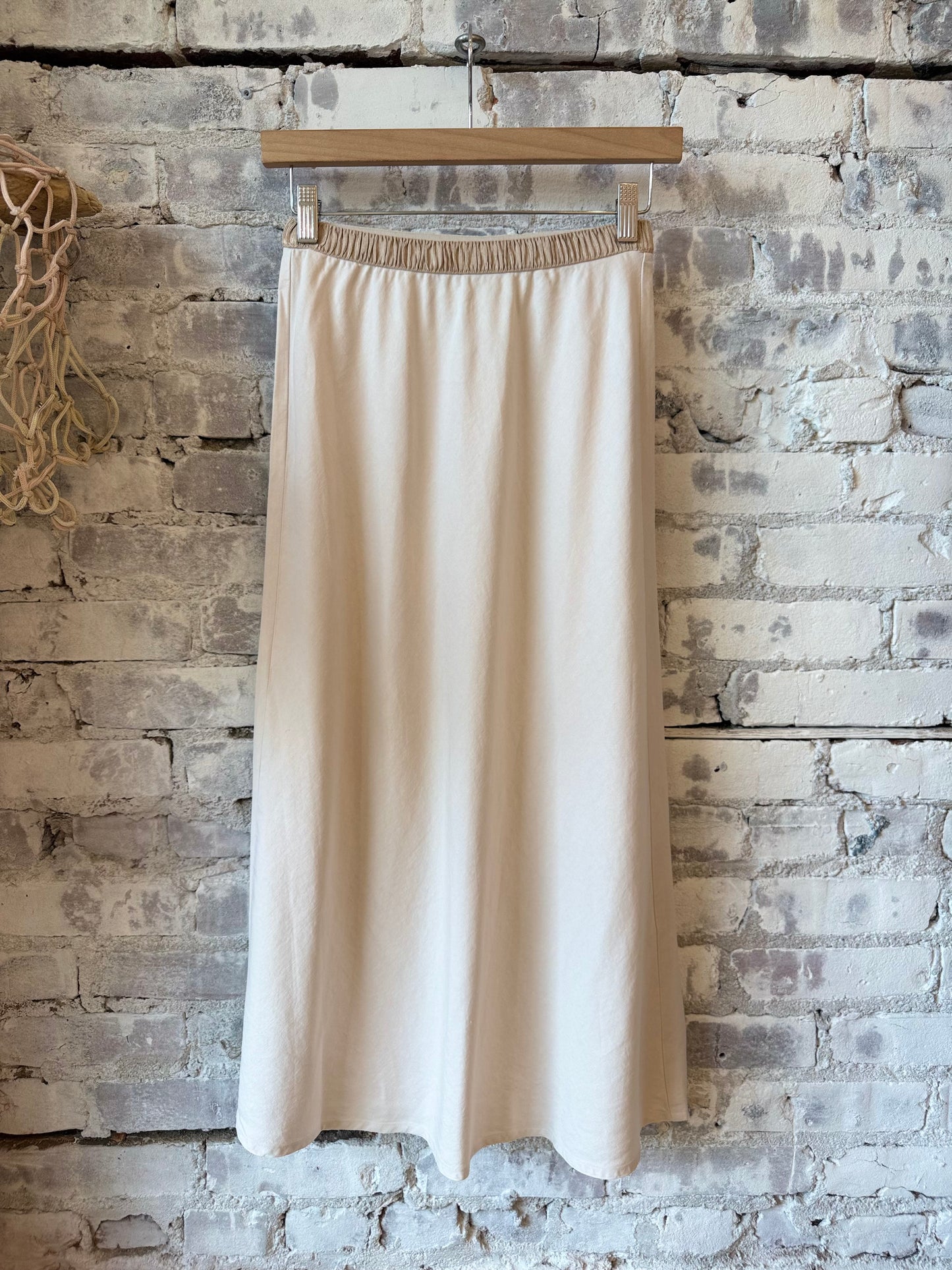 Jima Woven Skirt - Stone - DUNE + SALT
