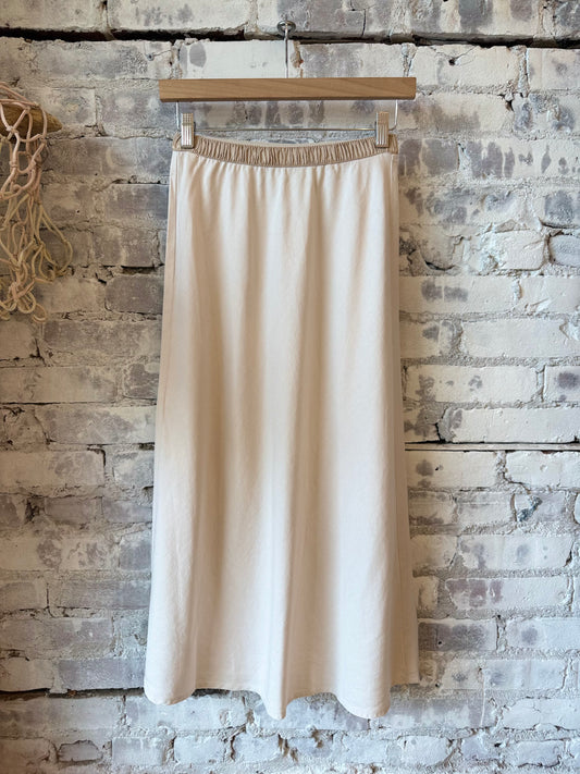 Jima Woven Skirt - Stone - DUNE + SALT