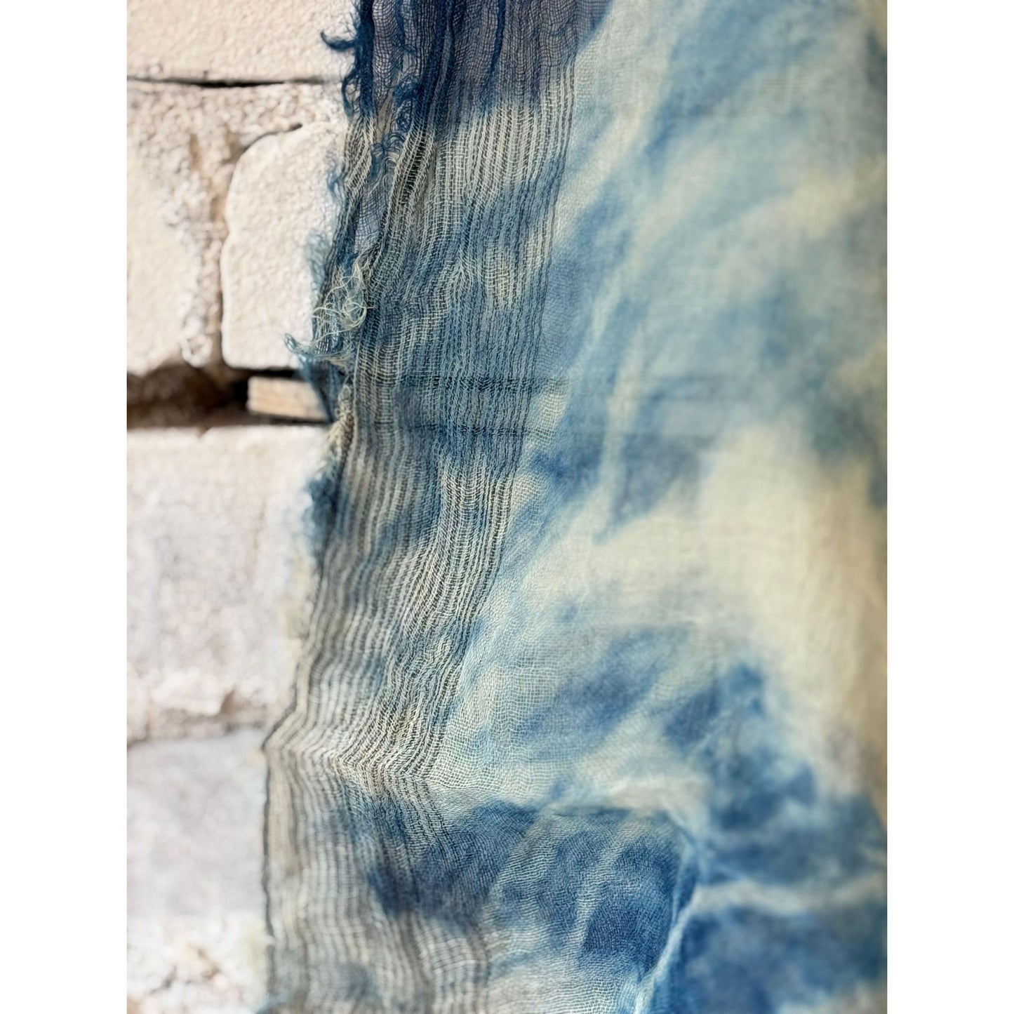 Linen Gauze Willow Dye Stole - DUNE + SALT