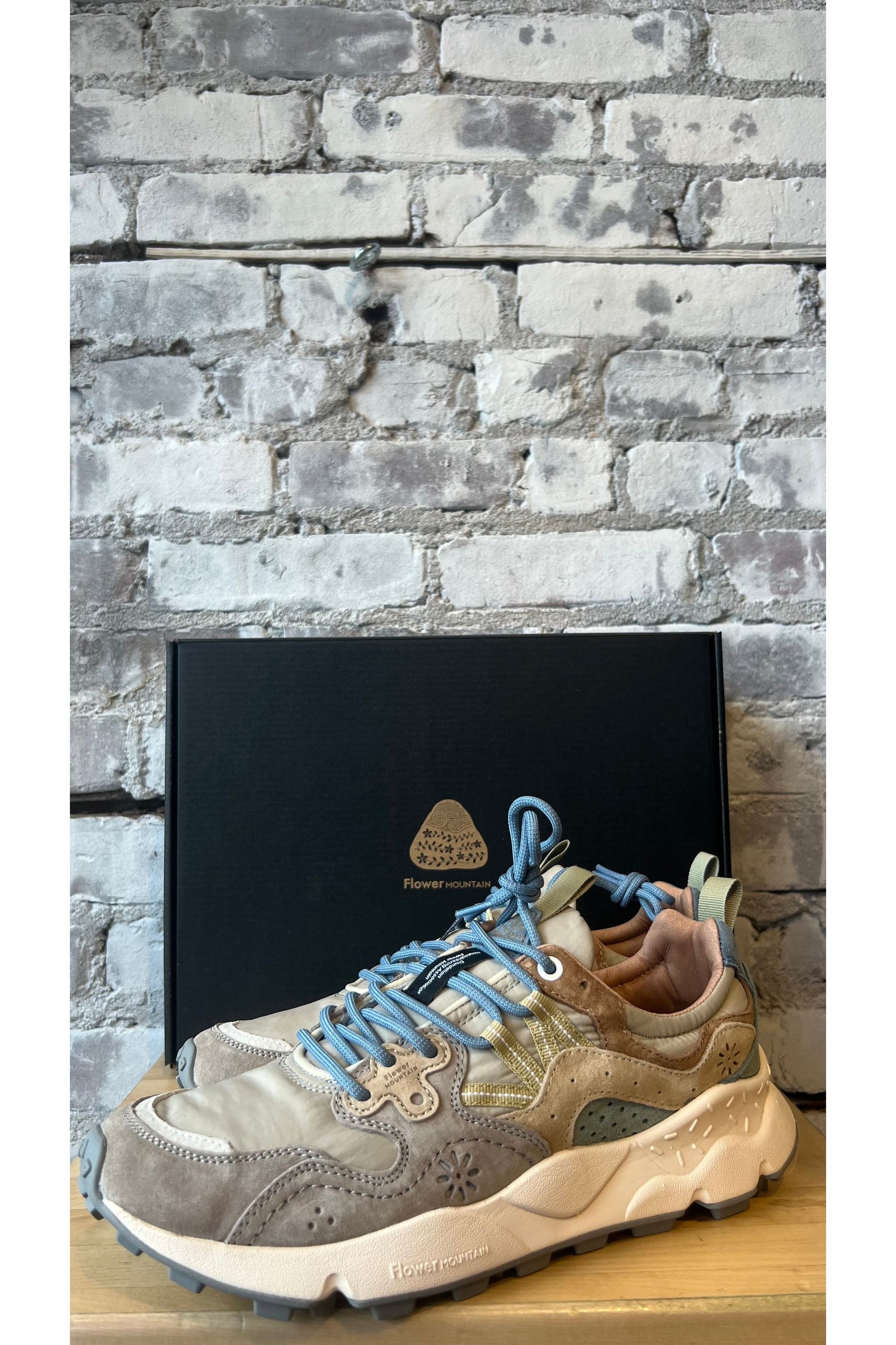 Yamano 3 Eco Suede/Nylon Sneaker - Taupe/Light Beige - DUNE + SALT