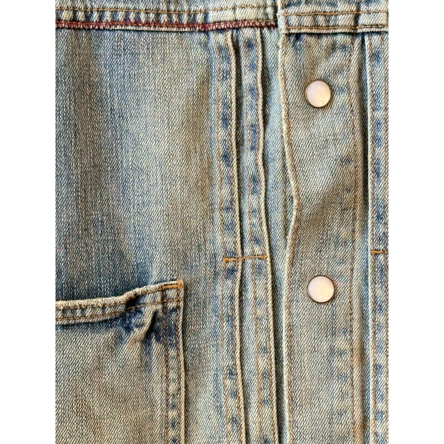 MONOSTERO The Caravan Trucker - Light Wash Dark Sea Green