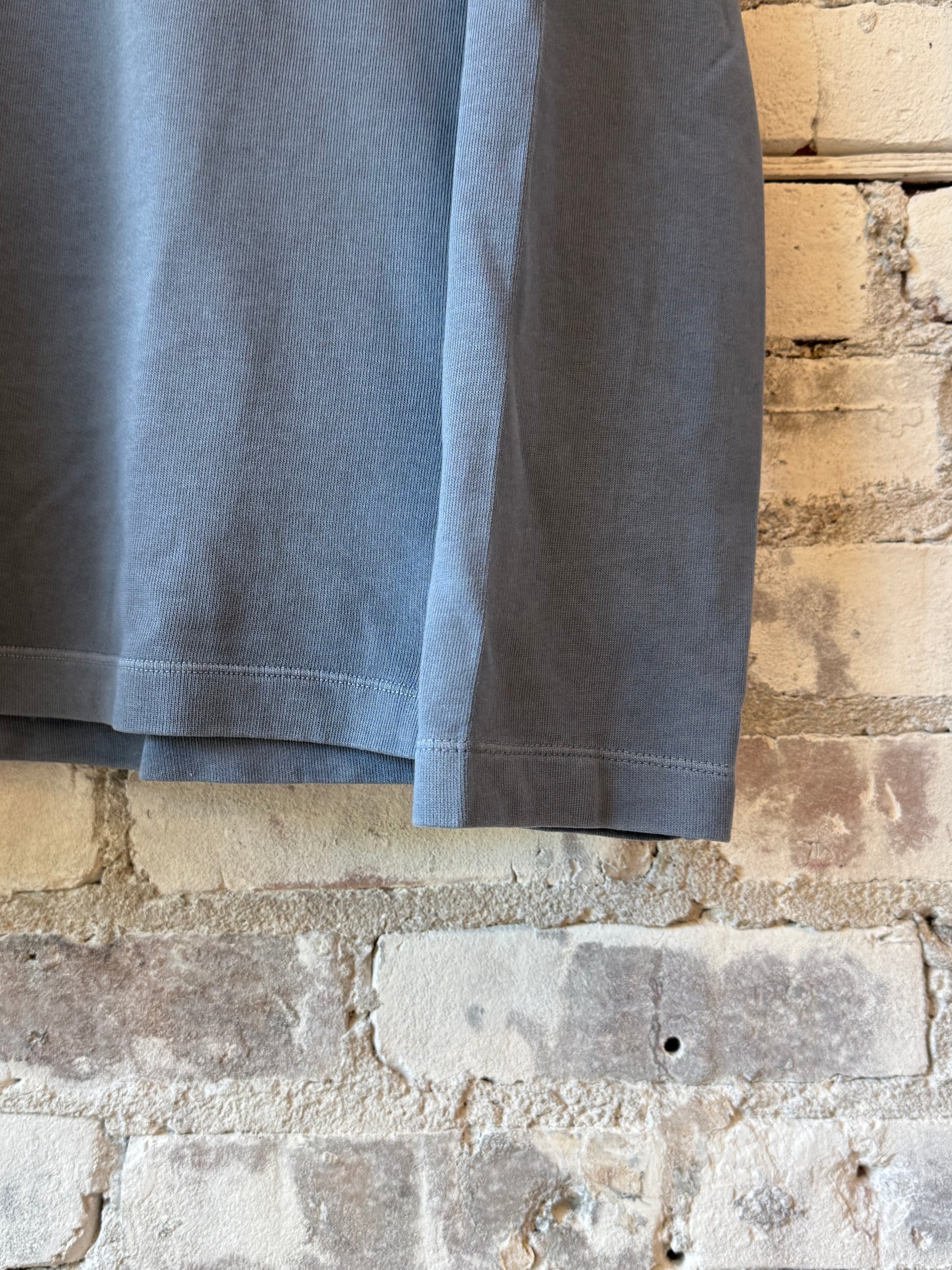 Light Fleece Rugby Knitted Polo - Denim - DUNE + SALT