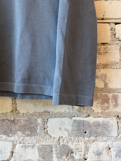 Light Fleece Rugby Knitted Polo - Denim - DUNE + SALT