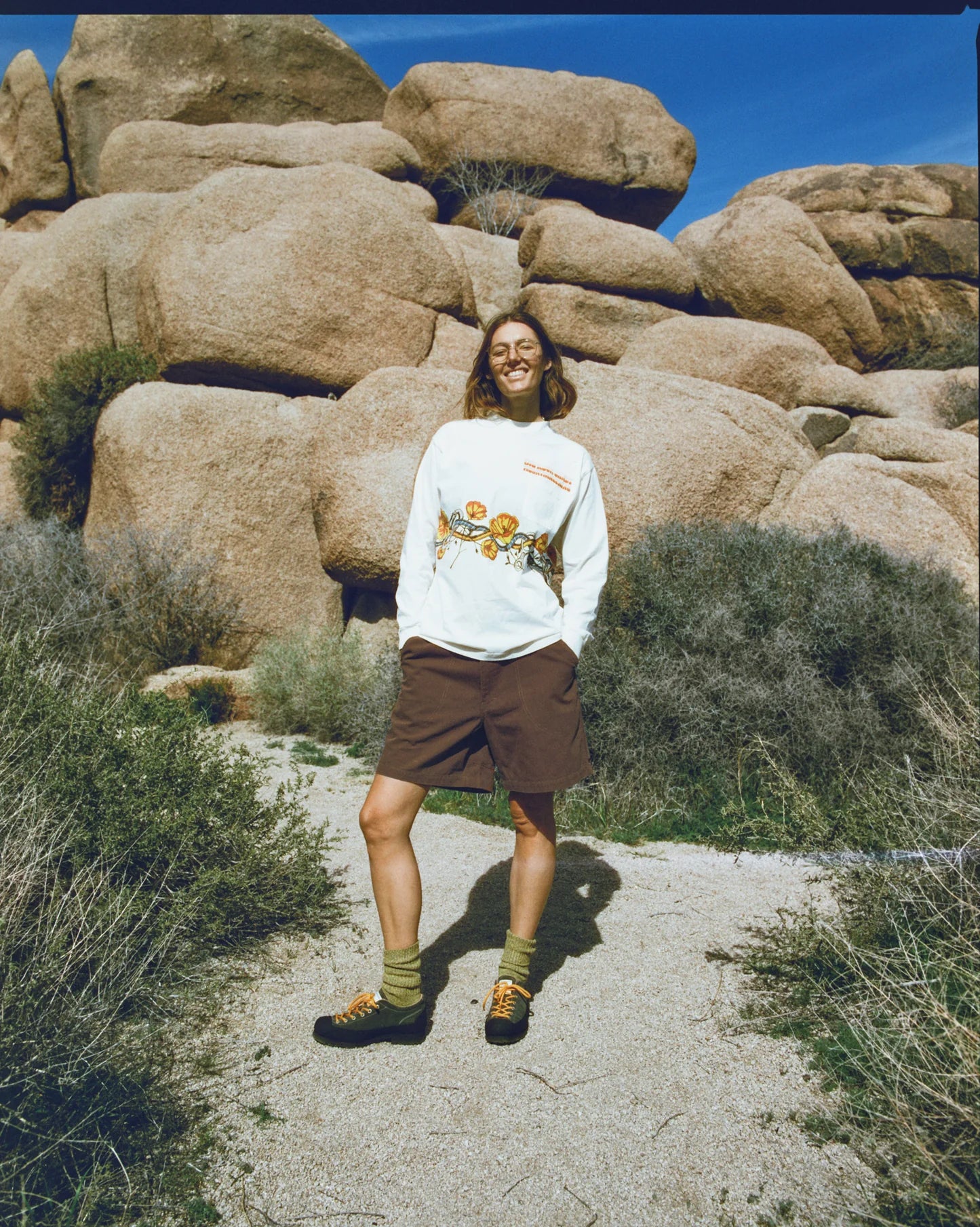 Valley Floor Long Sleeve Tee - Egg Nog - DUNE + SALT