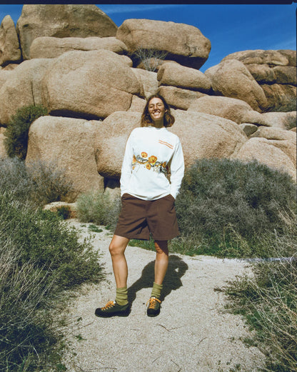 Valley Floor Long Sleeve Tee - Egg Nog - DUNE + SALT