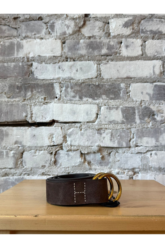 Leather Regatta Belt - Walnuss - DUNE + SALT