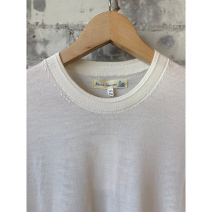 Refined Merino Wool Short Sleeve Women's T-Shirt - Nature - DUNE + SALT