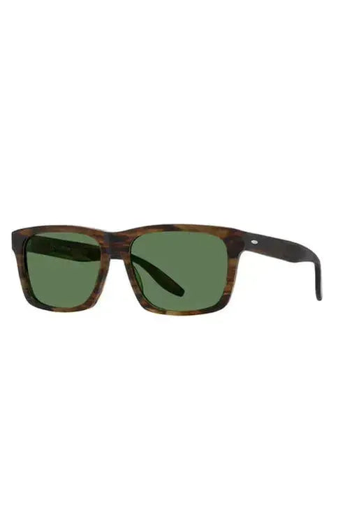Walker Polarized Sunglasses - Matte Sulcata Tortoise / Forest - DUNE + SALT