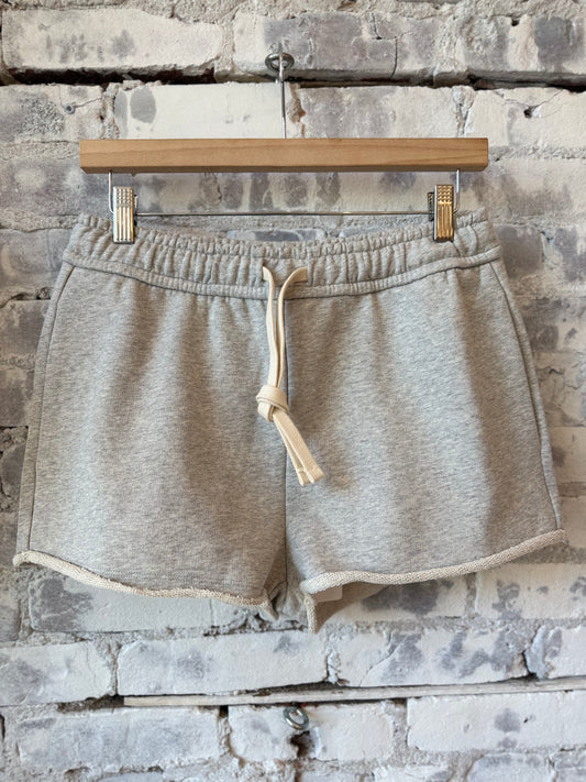 Closed Women's Sweat Shorts – Light Grey Melange Dark Gray