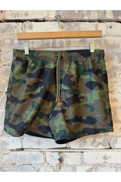Camo Boardshort - Vintage Deep Forest - DUNE + SALT