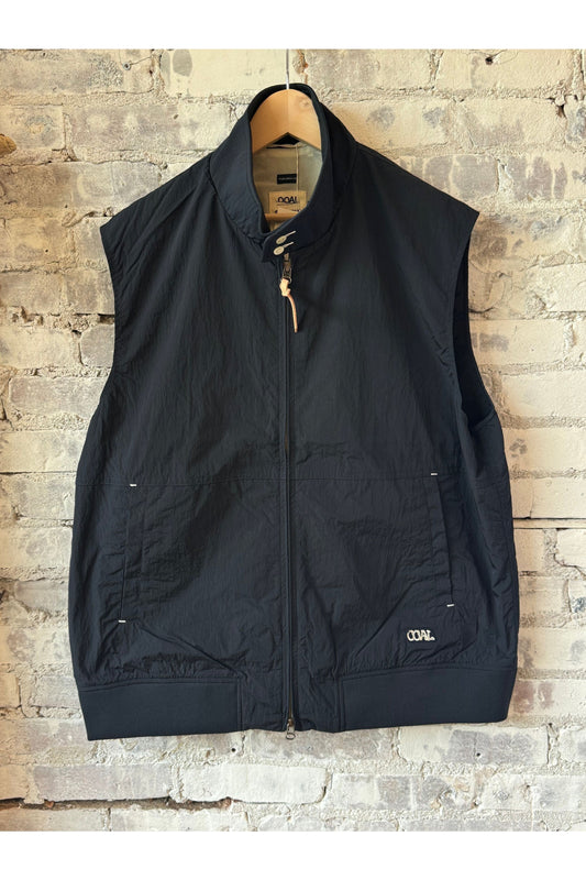 Zip Up Wind Vest - Navy - DUNE + SALT