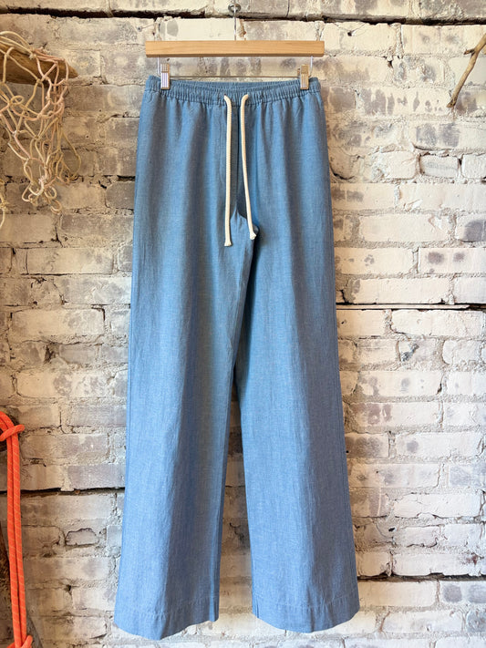 Hartford Women's Pulam Woven Pant - Medium Blue Sky Blue