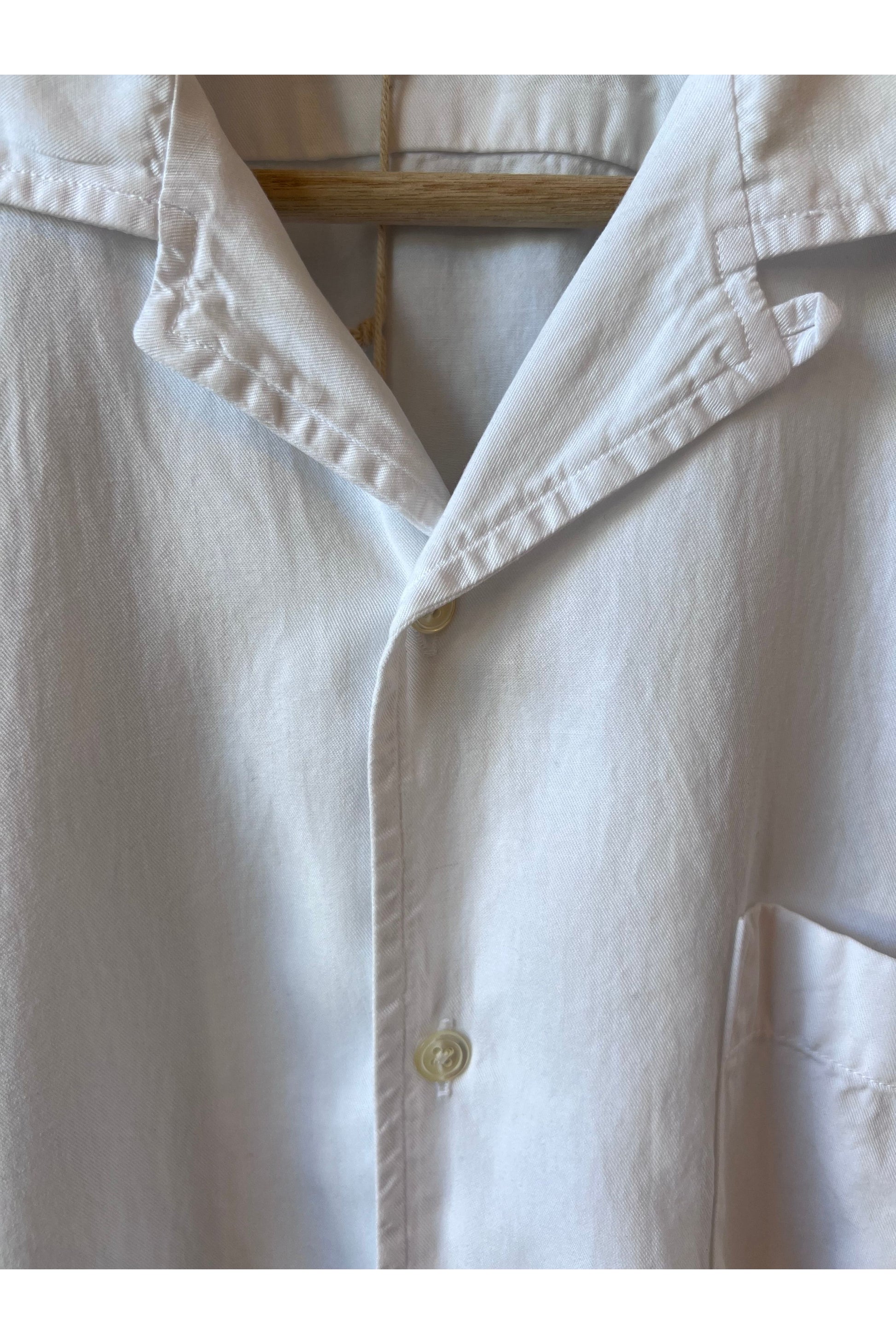 Palm Mc Pat Shirt - White - DUNE + SALT