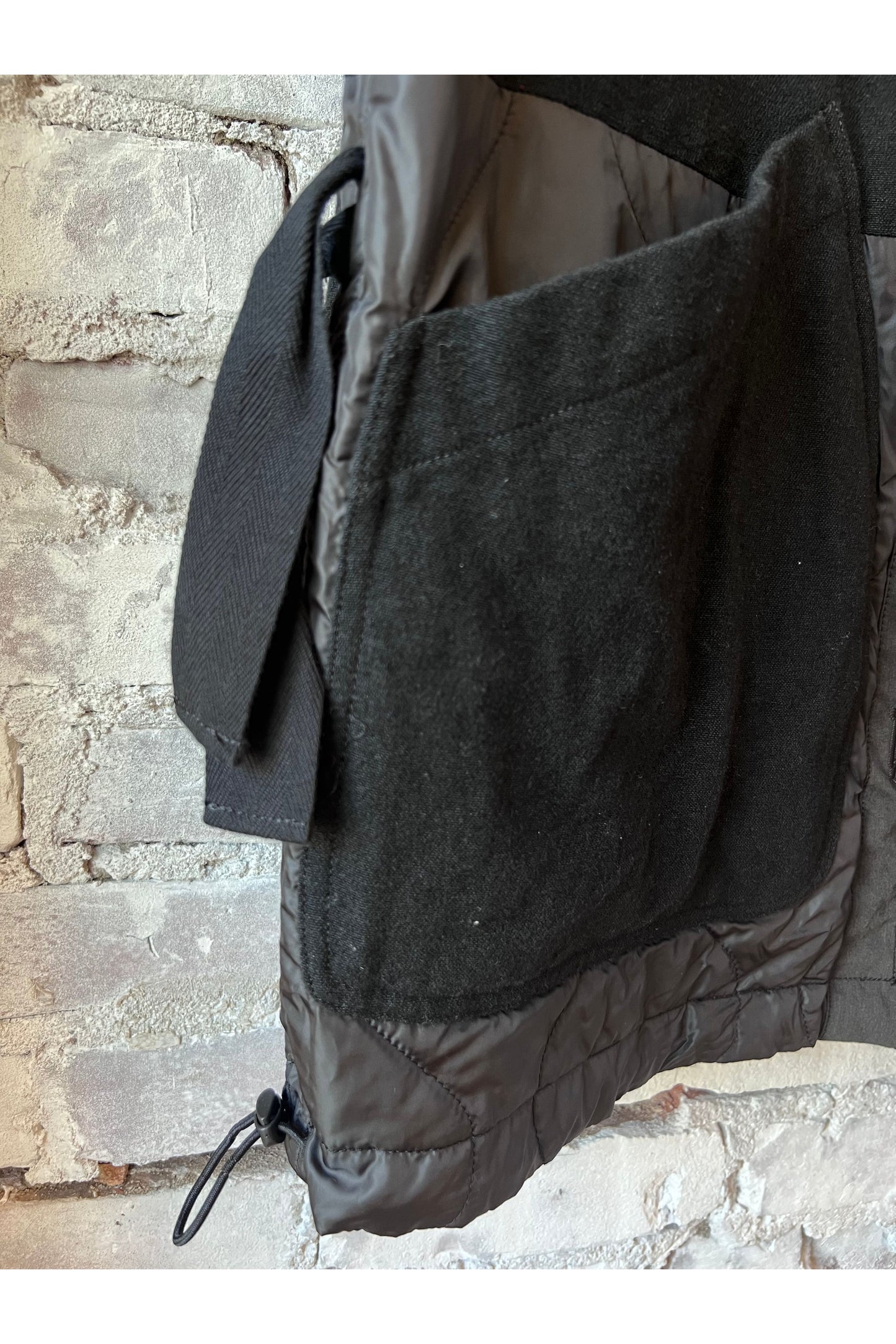 High Density Twill Reversible Military Jacket - Black - DUNE + SALT