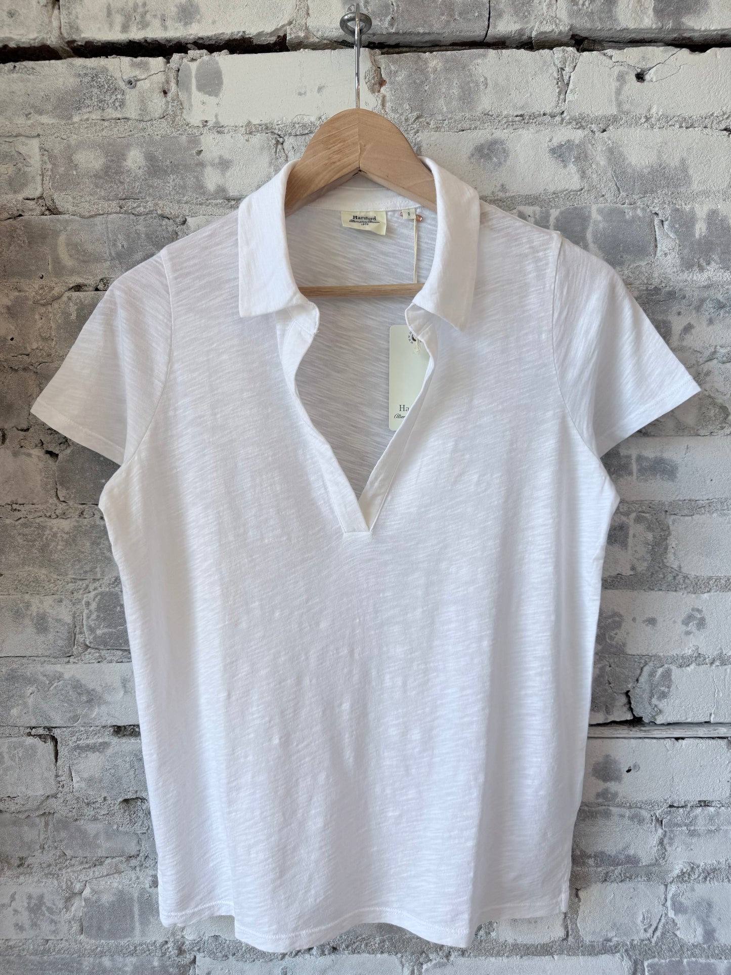 Hartford Women's Tunage Knit T-Shirt - White Gray