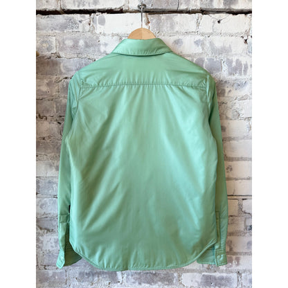 Padded Nylon Overshirt - Light Green - DUNE + SALT