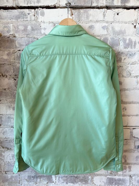 Padded Nylon Overshirt - Light Green - DUNE + SALT