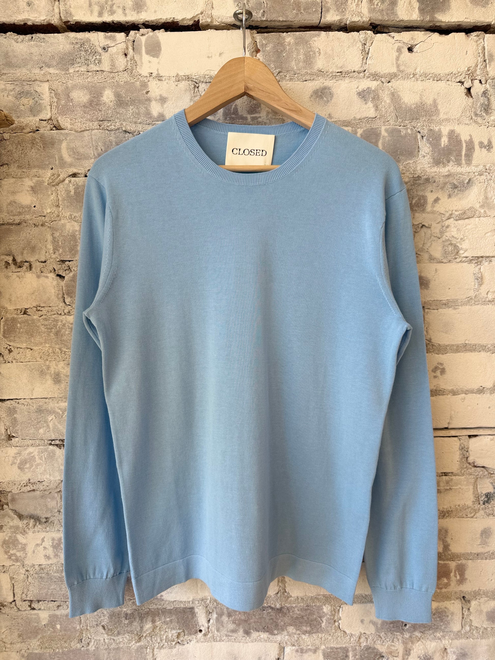 Cotton Jumper - Sky Blue - DUNE + SALT