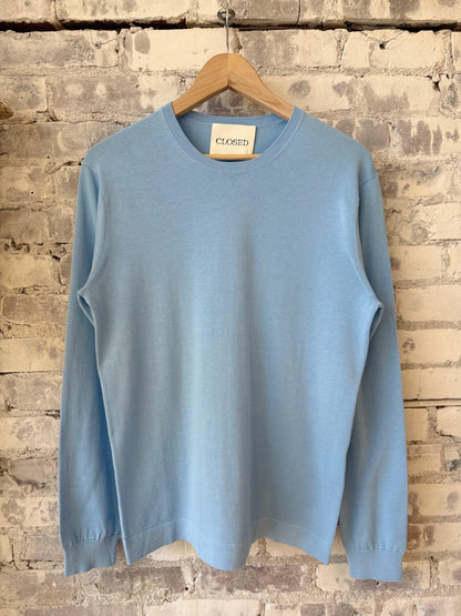 Cotton Jumper - Sky Blue - DUNE + SALT