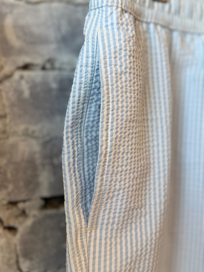 Seersucker Woven Swimshort - Sky