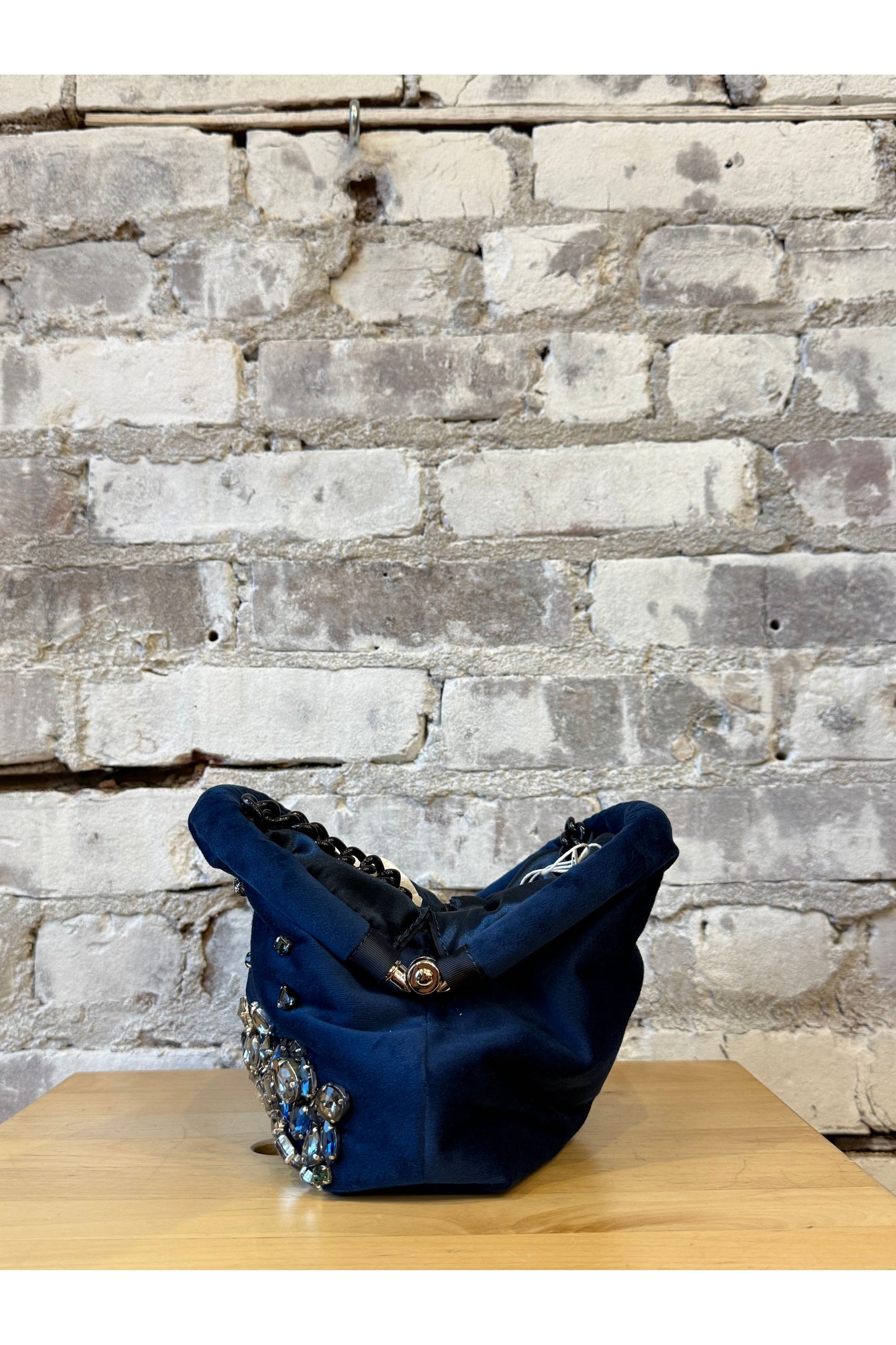 Pepita Clutch - Blue