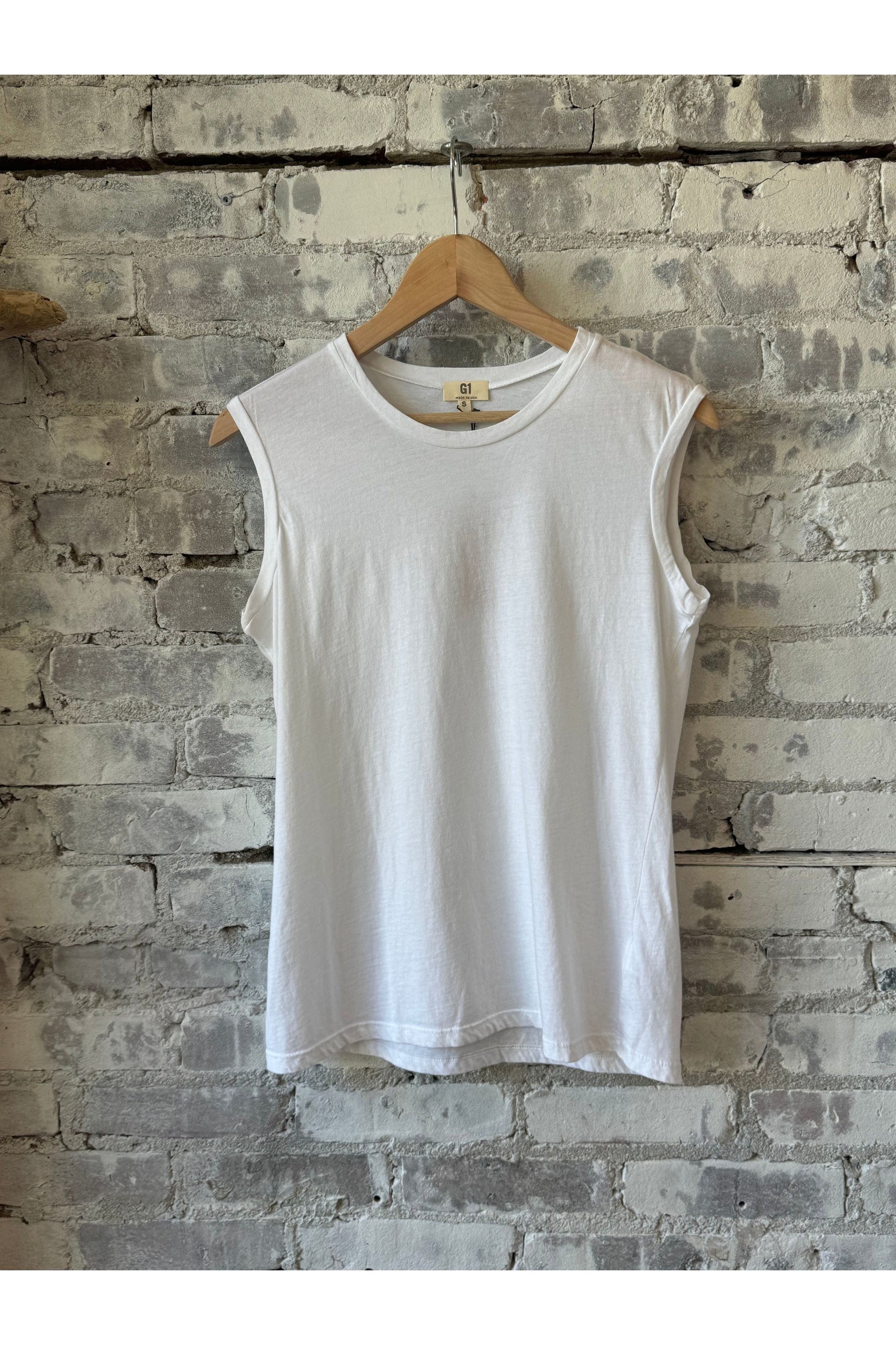 Muscle Tank - White - DUNE + SALT