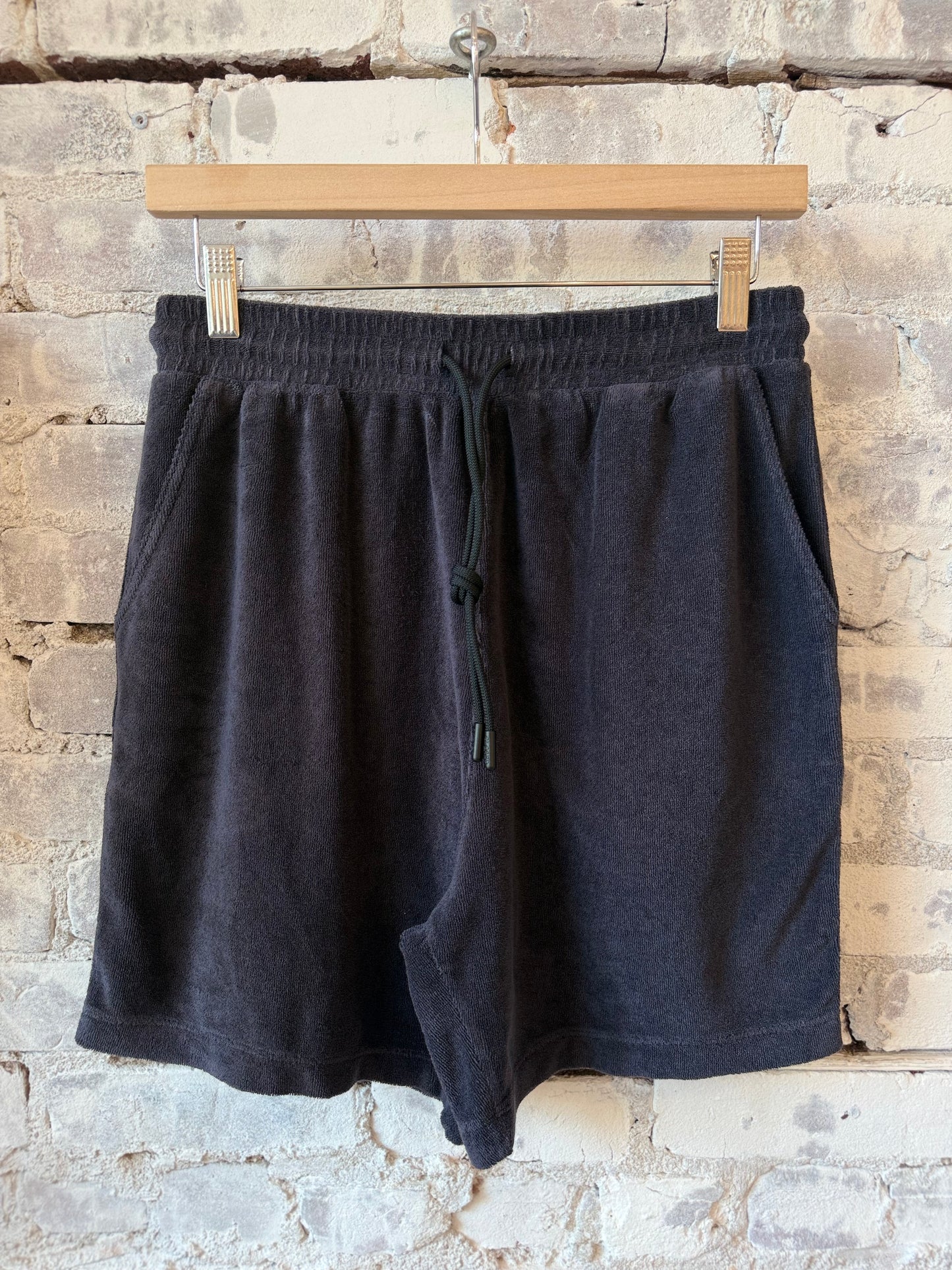 Terry Cloth Shorts - Magma Black