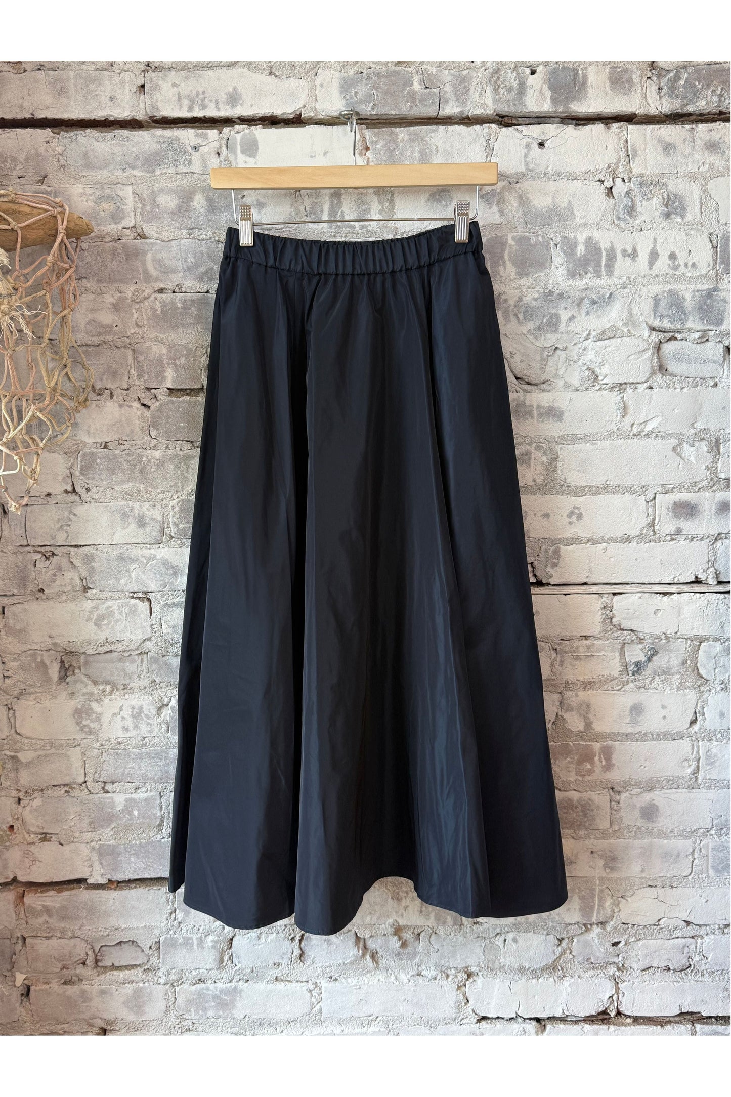 Midi Skirt with Pleats - Blue Nero - DUNE + SALT