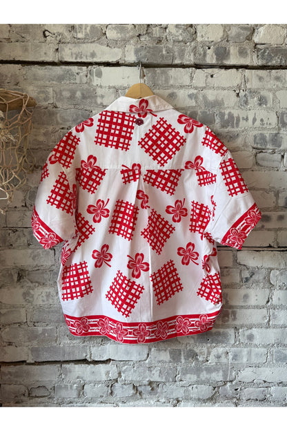 Picnic Cloth Shirt - Red - DUNE + SALT