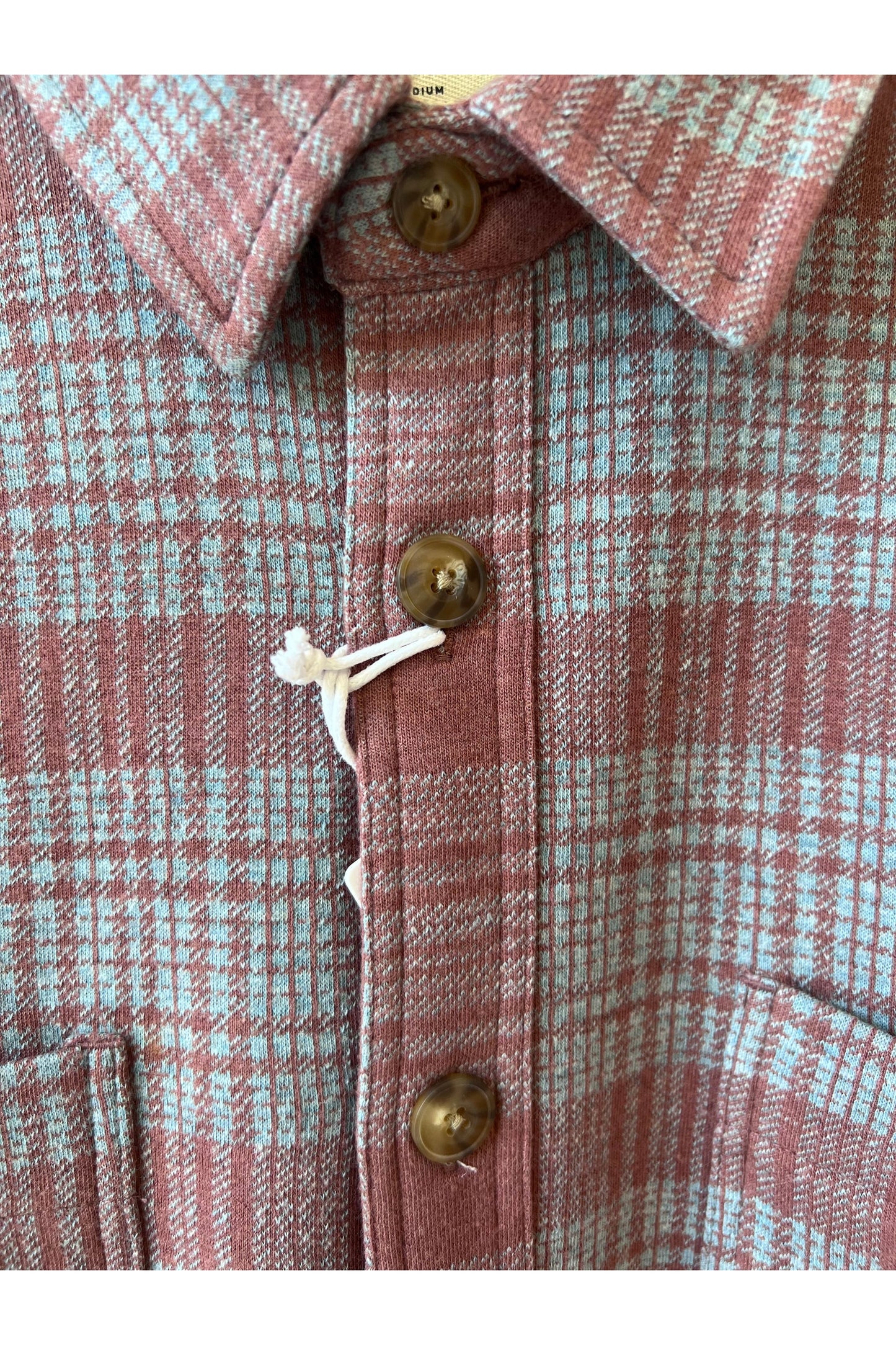 Pacifica Stretch Twill Shirt - Marsala Plaid - DUNE + SALT