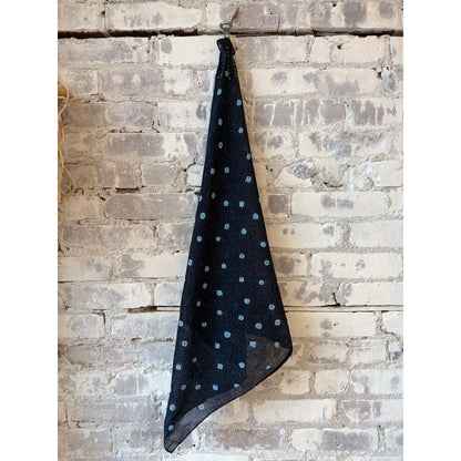 Cotton Single Gauze Shibori Print Scarf - DUNE + SALT
