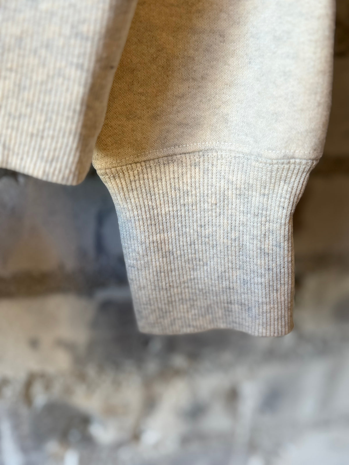 V::Room Cotton Tencel Brushed Fleece LS Cardigan - Oatmeal Light Gray