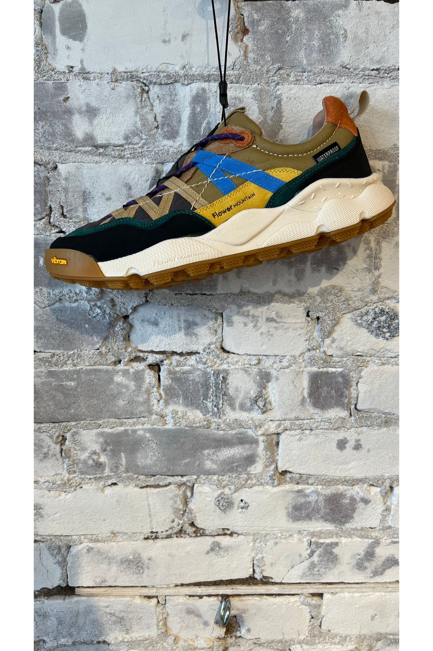 Iwano 2 Uni Sneaker - Brown/Yellow/Natural - DUNE + SALT